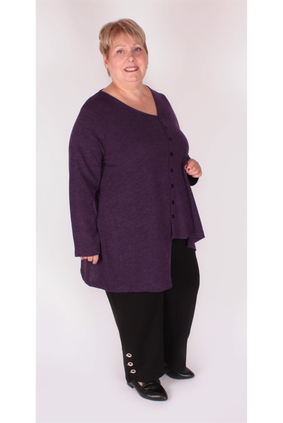 Purple Pelote Tunic